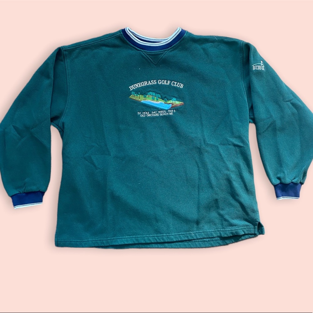 Men’s Vintage Dunegrass Golf Club by OfCourse 
 Crewneck Sweater
